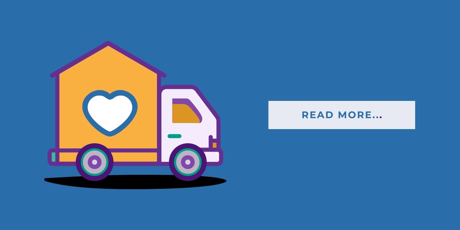 Blog Header Illustration of a truck and it says 'read more